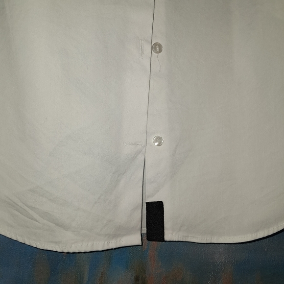 ZARA White Stretch Fitted Button Down LIKE NEW - fits more like a small - Picture 6 of 11